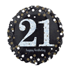 Nr.21 Glitter 21 zilver 18 inch
