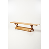 Eiken houten bank