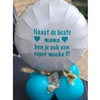 Gepersonaliseerde folie 18 inch op voet met droogbloemen