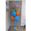 Bubble versierd met helium ballonnen