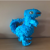 Blauwe dino