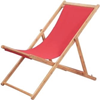 Strandstoel rood