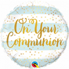 Nr.102 folie on your communion blauw 18 inch