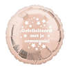 Nr.107 Folie communie rose-gold 18 inch