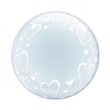Nr.541 Personaliseerbare deco bubble harten 22 inch