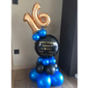 Gepersonaliseerde ballontoren folie 18 inch en cijfers 
