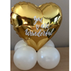 Gepersonaliseerd hartje 9 inch op ballonnen