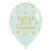 Hoera met je communie pastel groen
