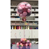 Tafelstuk groot met kleine ballonnen in bubble op staander