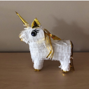 Mini unicorn goud