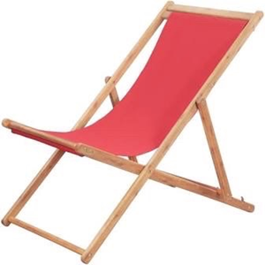Strandstoel rood
