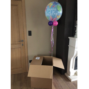 Ballon (post)pakket bubble ballon helium gevuld