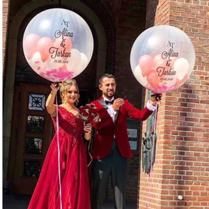 Gevulde gepersonaliseerde ballon