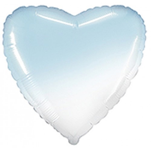 Nr.533 Folie hart ombre blauw 18 inch