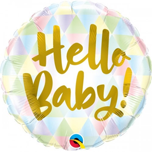 Nr. 206 Folie hello baby pastel 18 inch