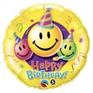 Nr.31 verjaardag happy birthday smiley 36 inch