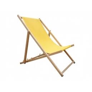 Strandstoel geel