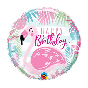 Nr.12 folie happy birthday flamingo 18 inch 