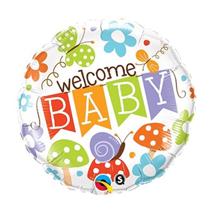 Nr. 207 Folie welcome baby 18 inch