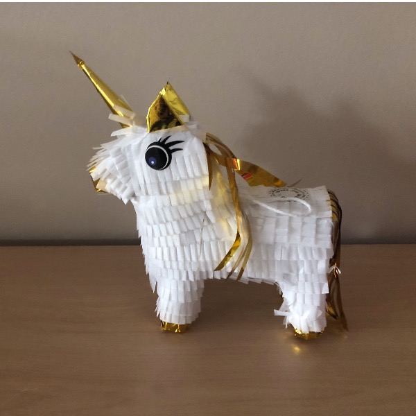 Mini unicorn goud