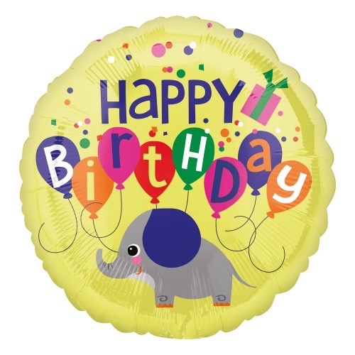 Nr.10 verjaardag kleine olifant 18 inch